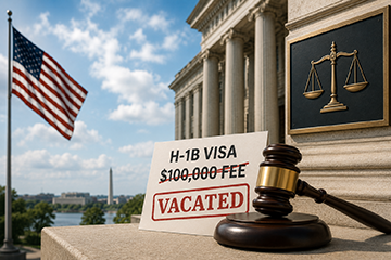 $100000 Visa Fee Blocked by Court Immigration Alert